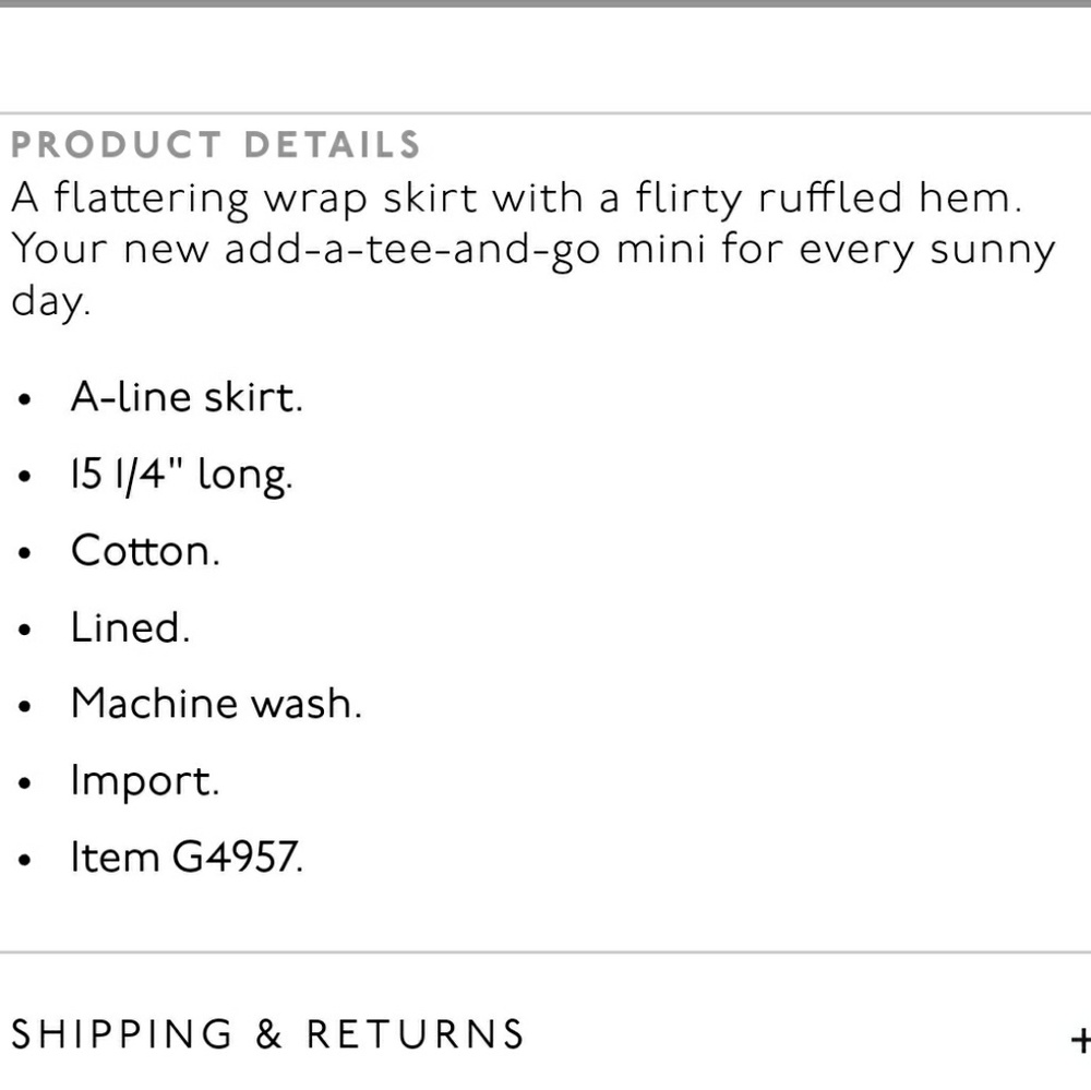 ☁️ Madewell Meadow Ruffle Wrap Casual Skirt☁️ - Picture 5 of 8